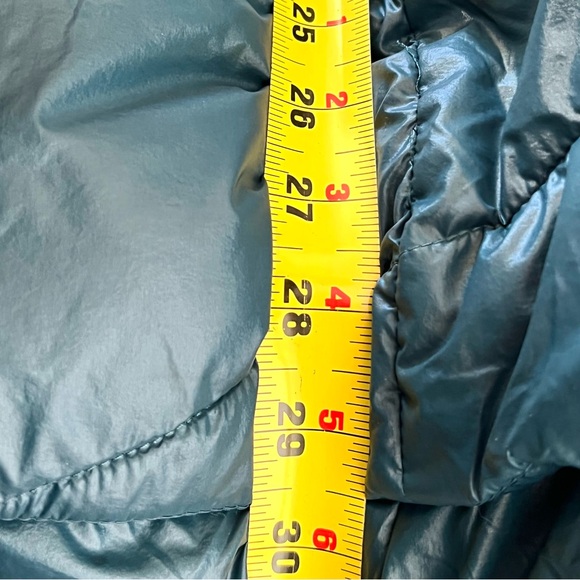 Columbia Omni Heat Womens Sz.Sm. Teal Puffer Coat Removable Faux Fur Lined Hood - Picture 11 of 12